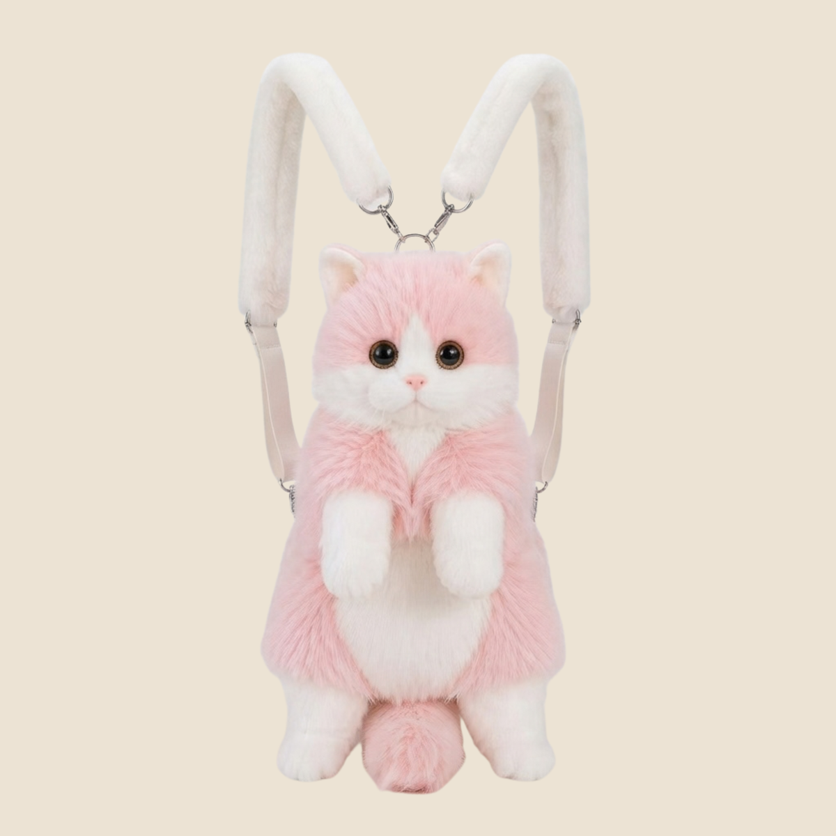 PurrVogue™ Ultra Realistic Cat Plush Backpack