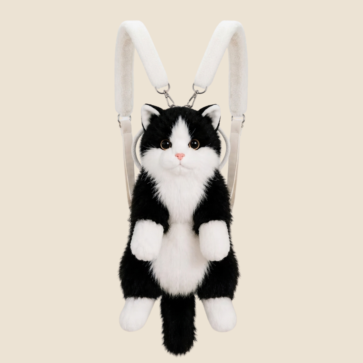 PurrVogue™ Ultra Realistic Cat Plush Backpack