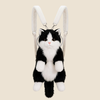 PurrVogue™ Ultra Realistic Cat Plush Backpack