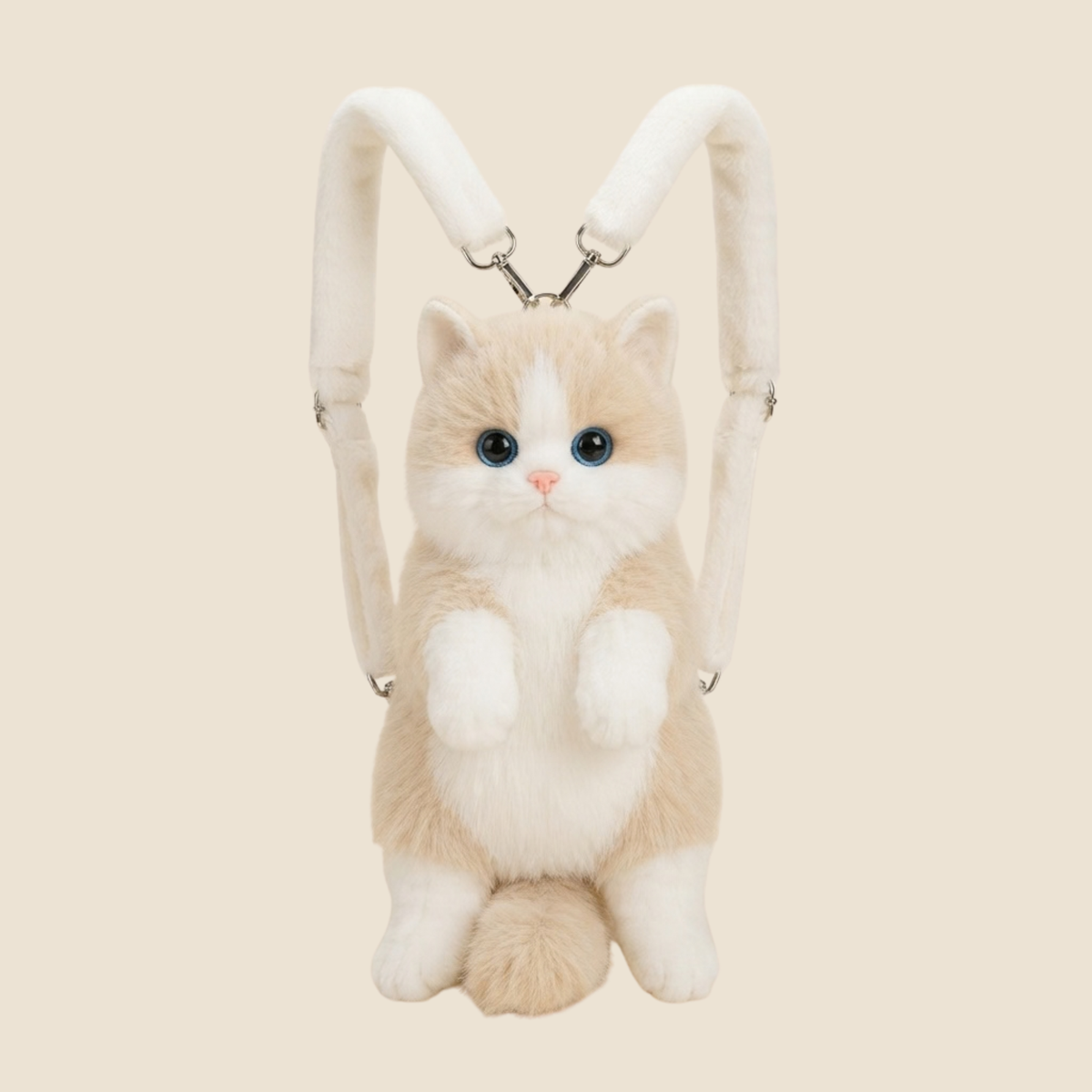 PurrVogue™ Ultra Realistic Cat Plush Backpack